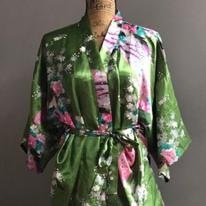 Silk robe
